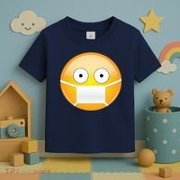 Face Medical Mask Emoji Toddler T-Shirt thumb 3