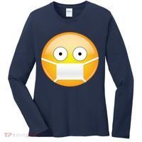 Face Medical Mask Emoji Women's Long Sleeve Shirt thumb 0