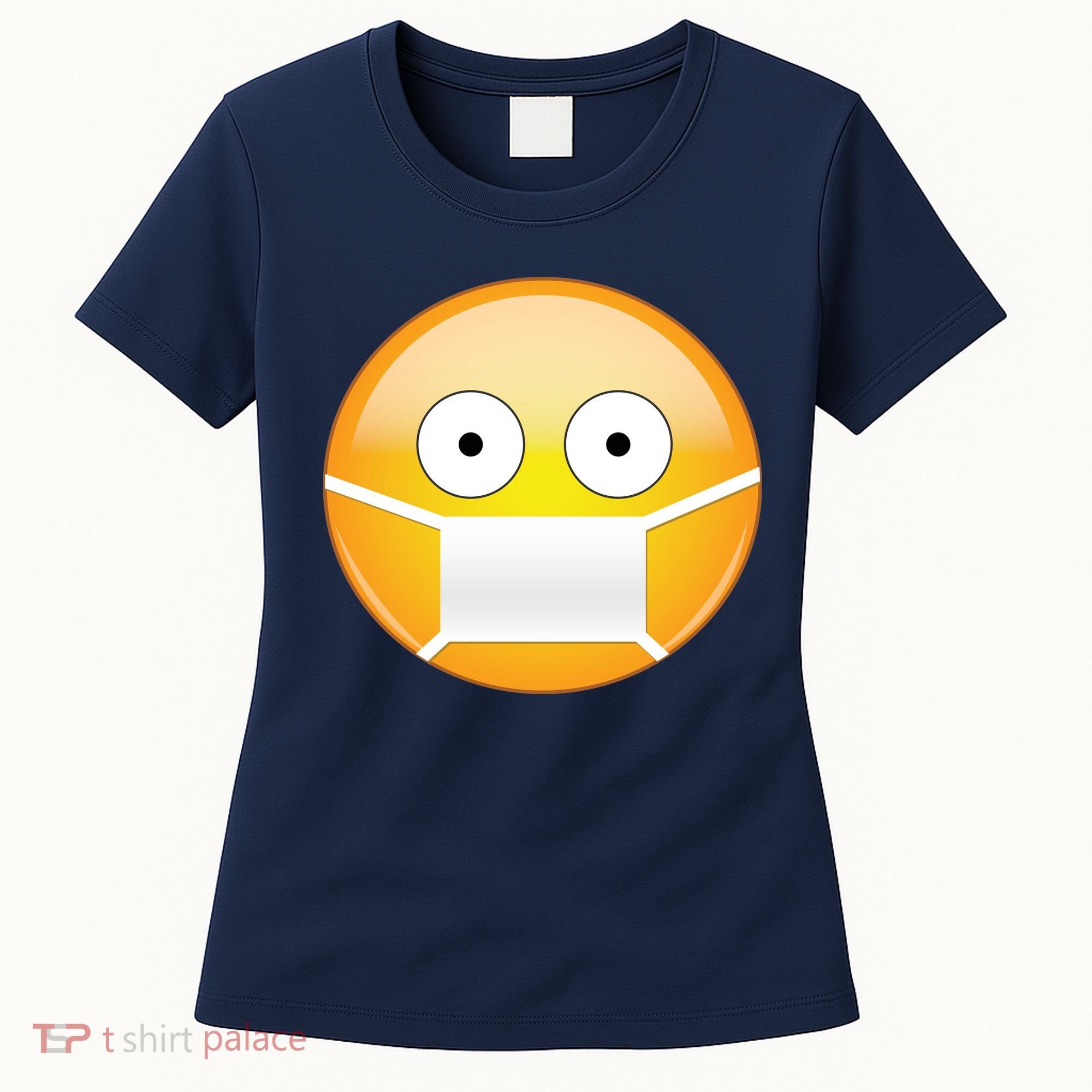 Face Medical Mask Emoji Women's T-Shirt