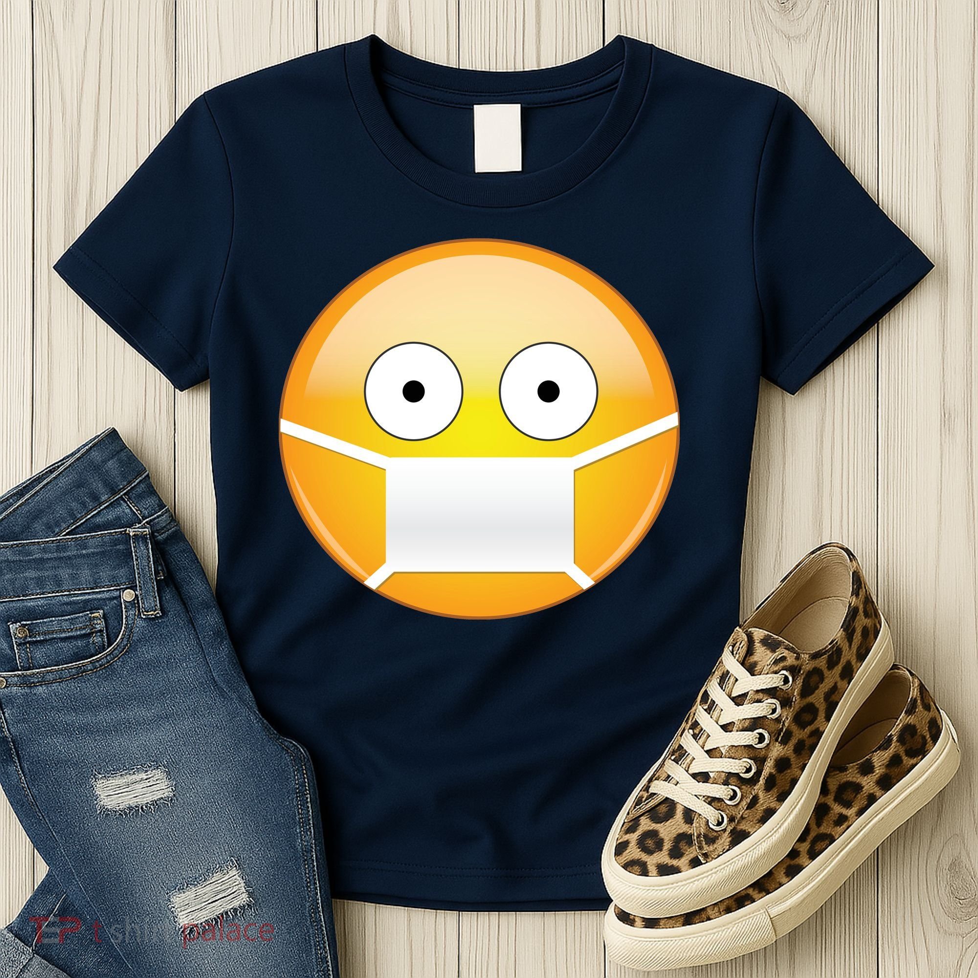 Face Medical Mask Emoji Women's T-Shirt