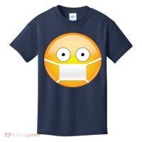 Face Medical Mask Emoji Kids T-Shirt thumb 0