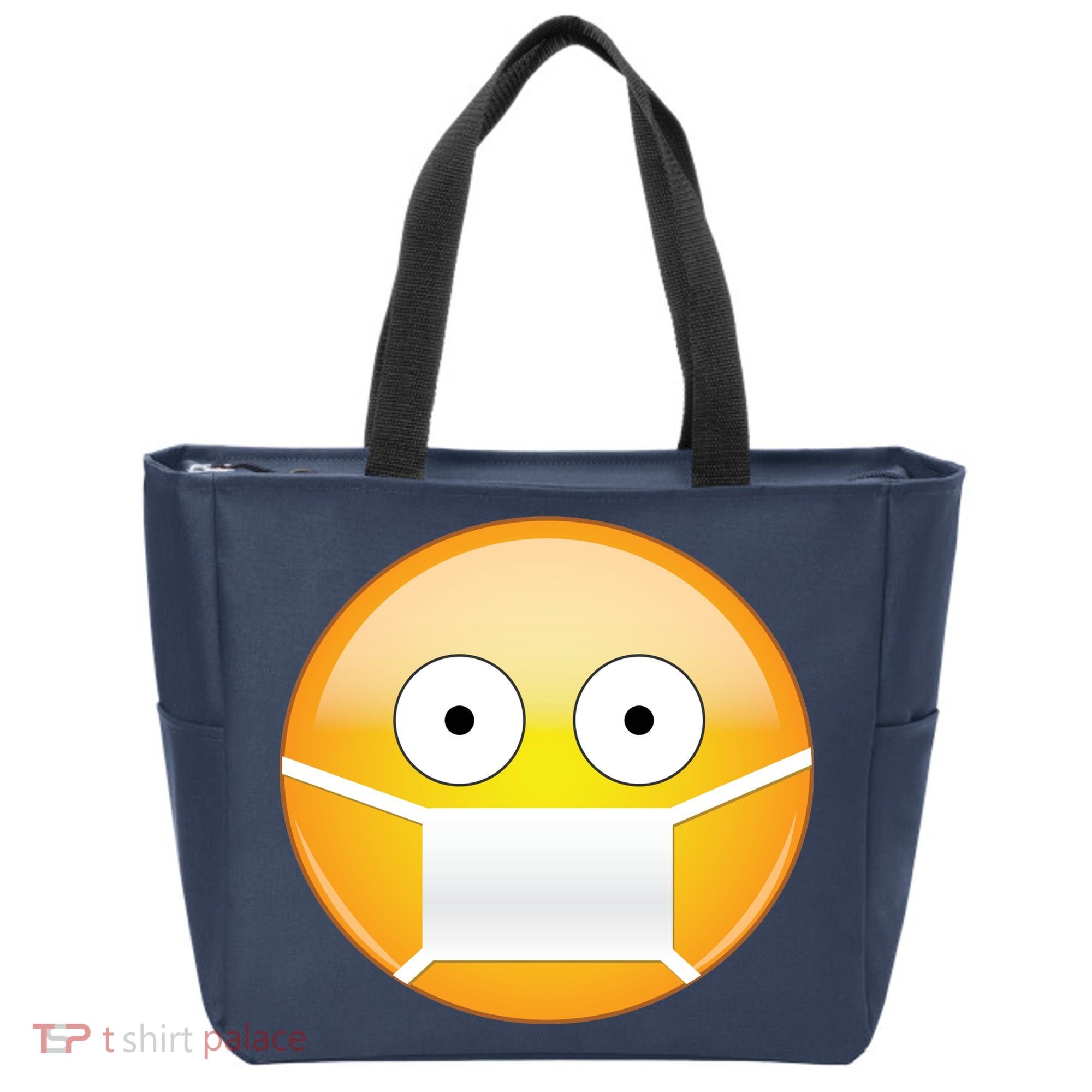Face Medical Mask Emoji Tote Bag
