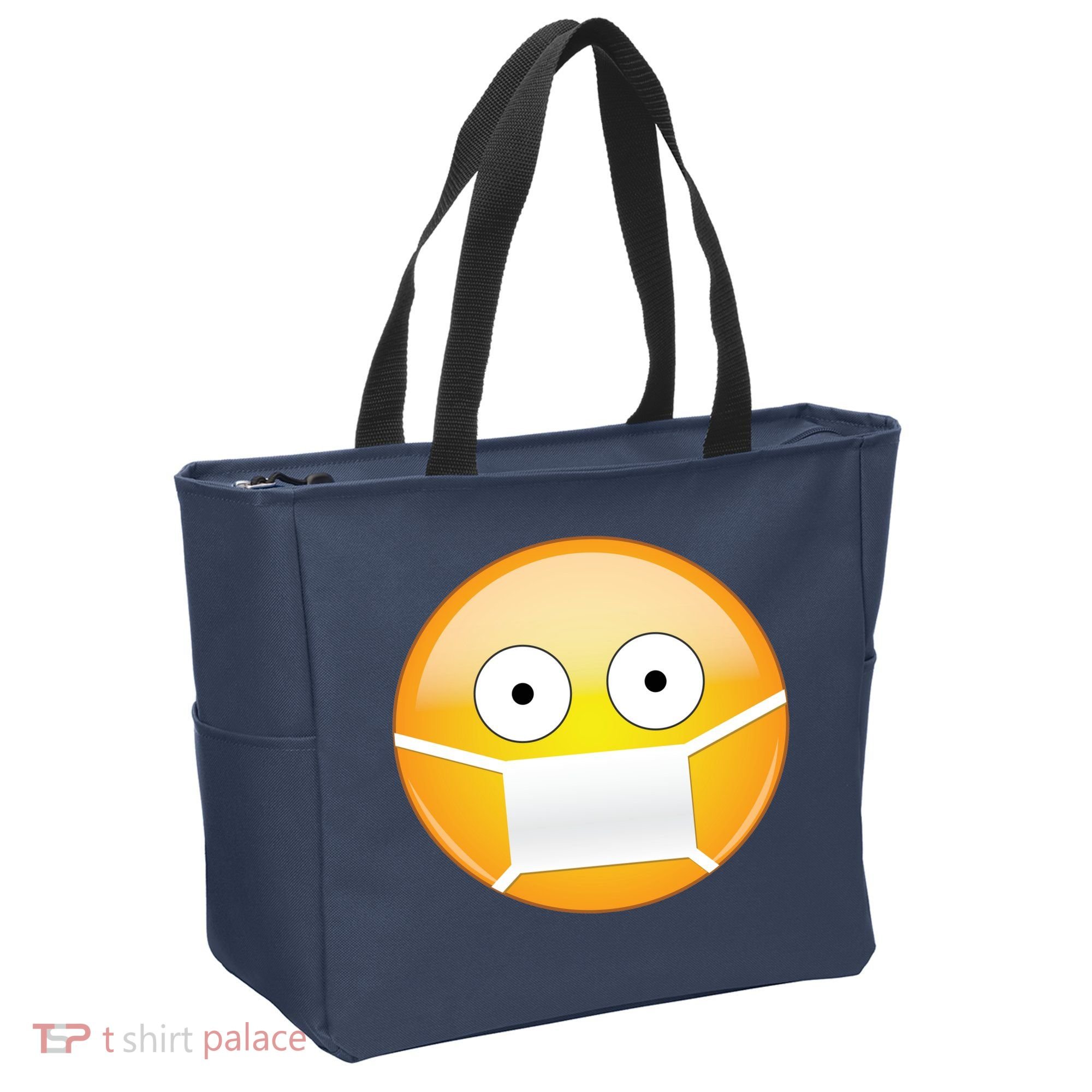 Face Medical Mask Emoji Tote Bag