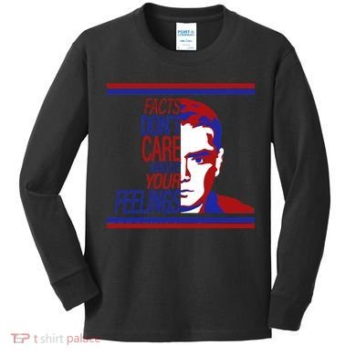 Face The Facts Kids Long Sleeve Shirt