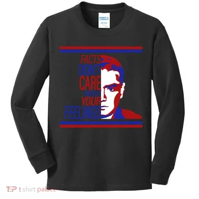 Face The Facts Kids Long Sleeve Shirt