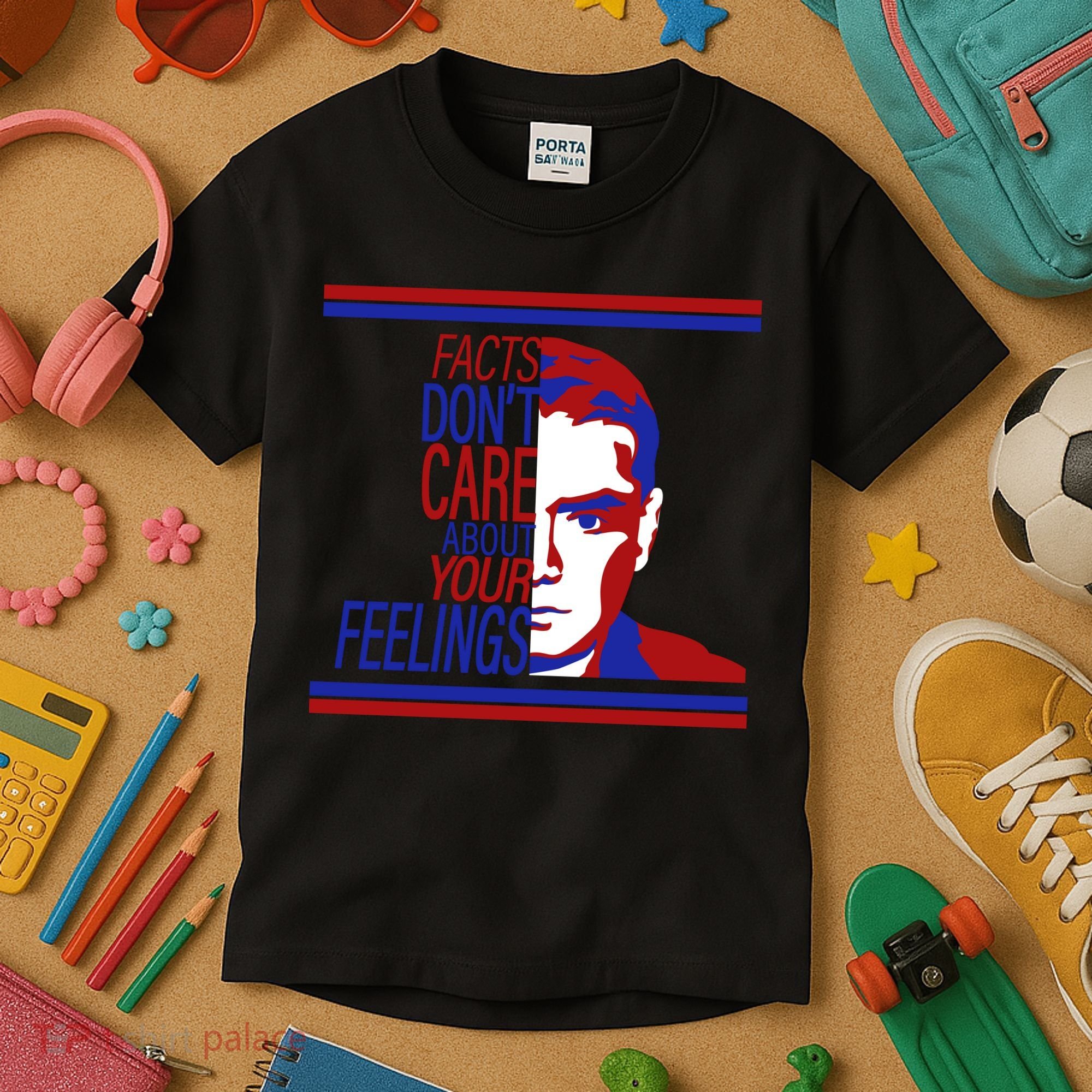Face The Facts Kids T-Shirt