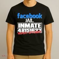 Facebook Jail Repeat Offender T-Shirt thumb 3