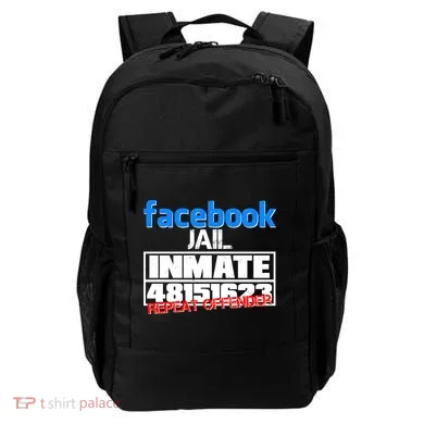 Facebook Jail Repeat Offender Backpack