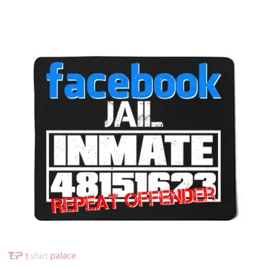 Facebook Jail Repeat Offender Mousepad