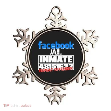 Facebook Jail Repeat Offender Ornament