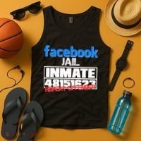Facebook Jail Repeat Offender Tank Top thumb 4