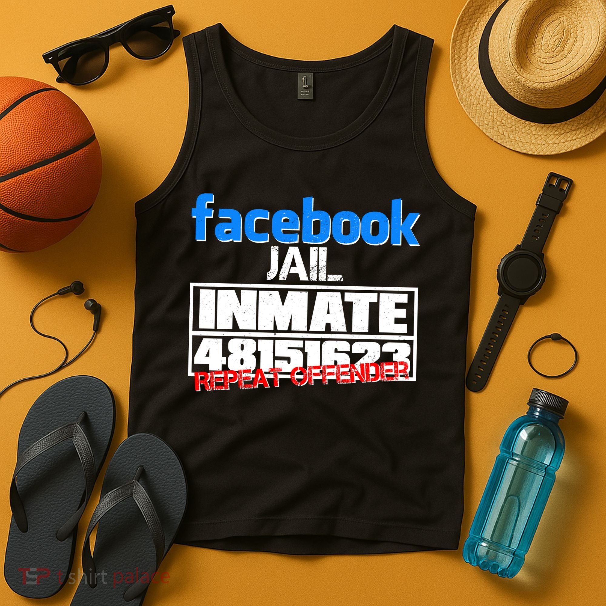 Facebook Jail Repeat Offender Tank Top