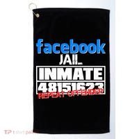 Facebook Jail Repeat Offender Golf Towel thumb 0