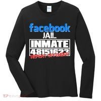 Facebook Jail Repeat Offender Women's Long Sleeve Shirt thumb 0