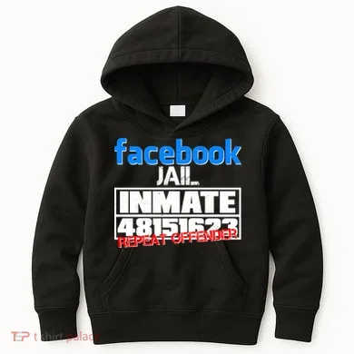Facebook Jail Repeat Offender Kids Hoodie