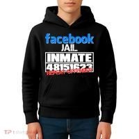 Facebook Jail Repeat Offender Kids Hoodie thumb 4