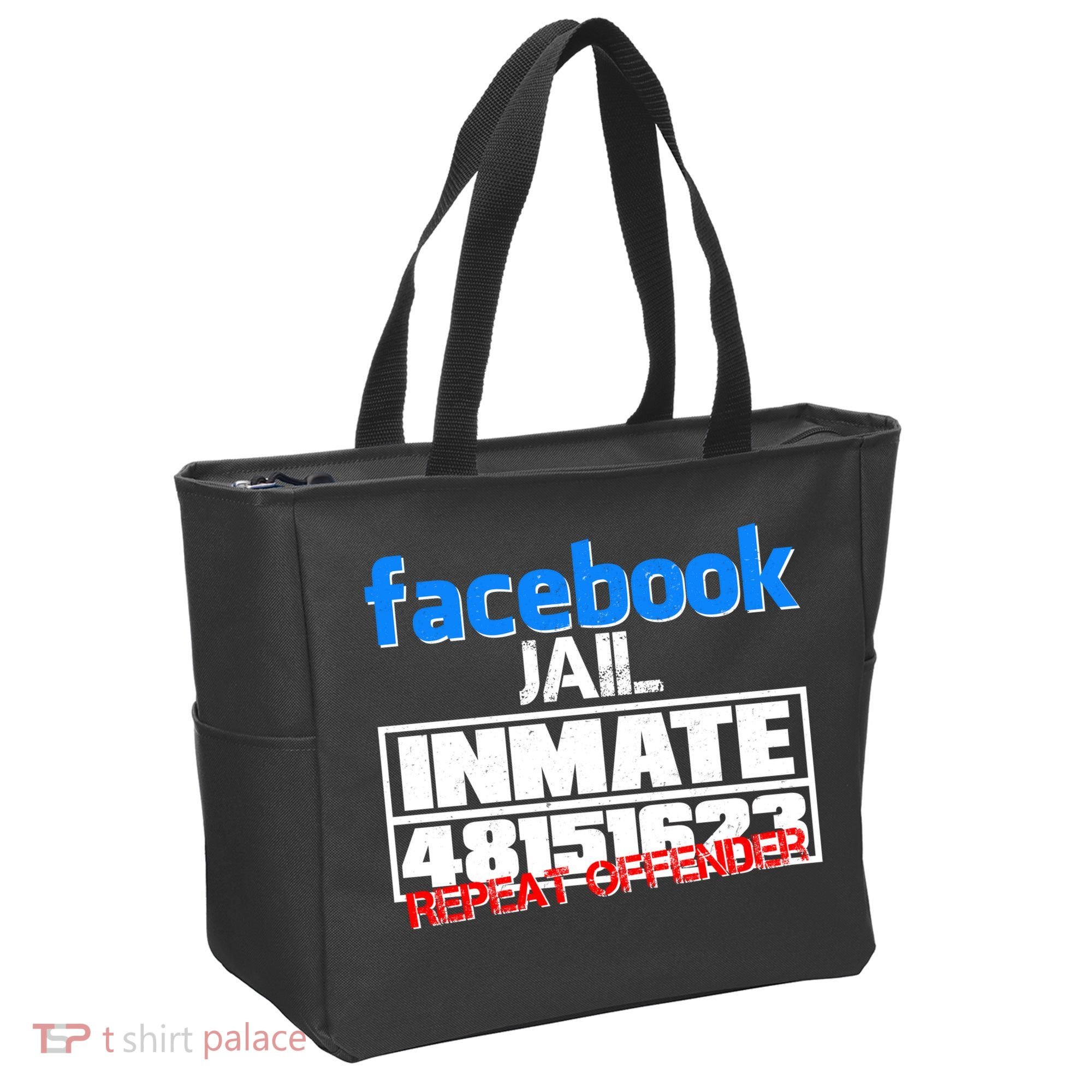 Facebook Jail Repeat Offender Tote Bag