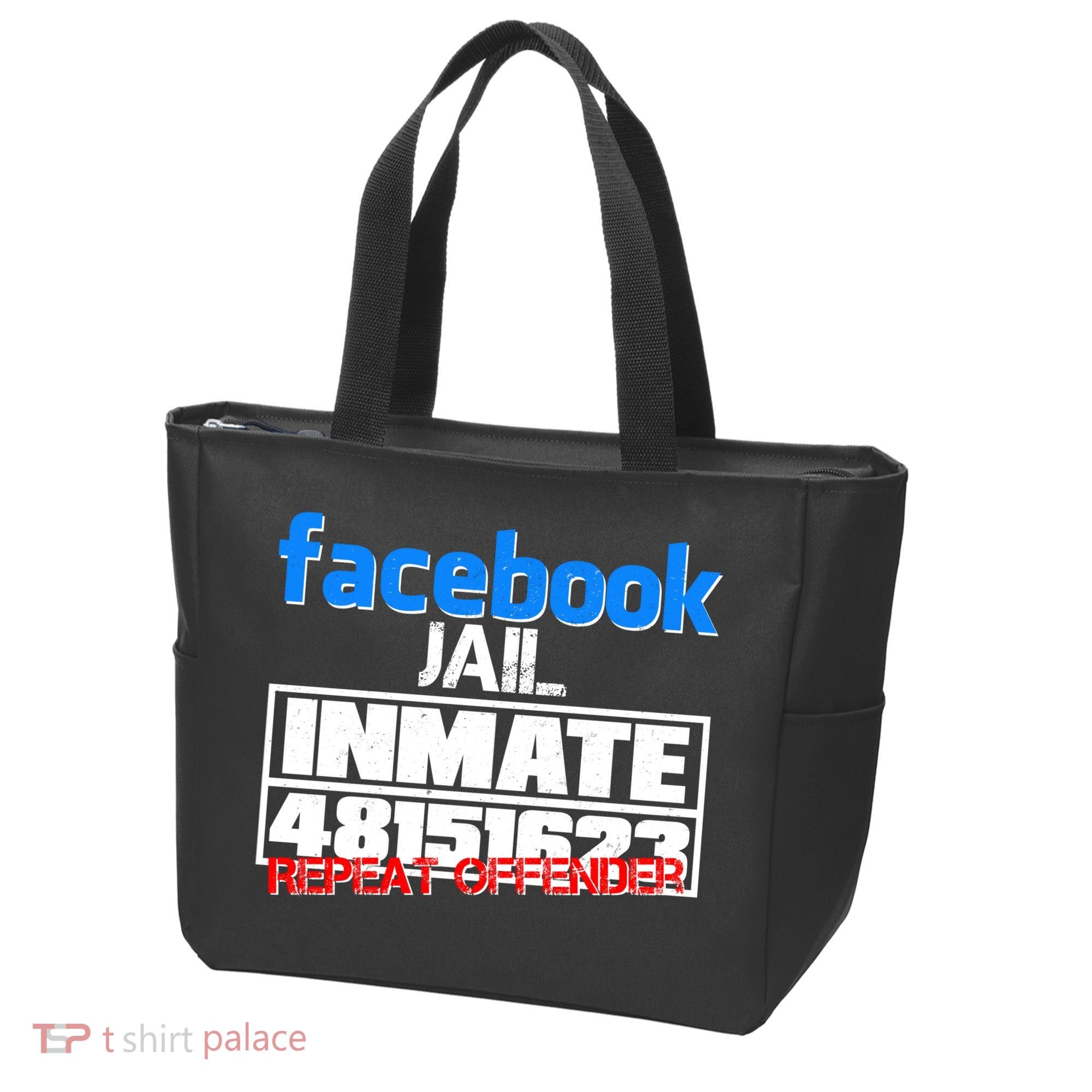Facebook Jail Repeat Offender Tote Bag