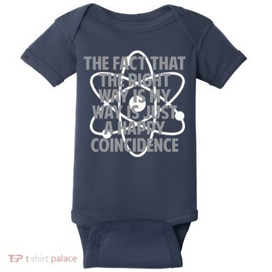Fact That I'm Right Happy Coincidence Baby Bodysuit