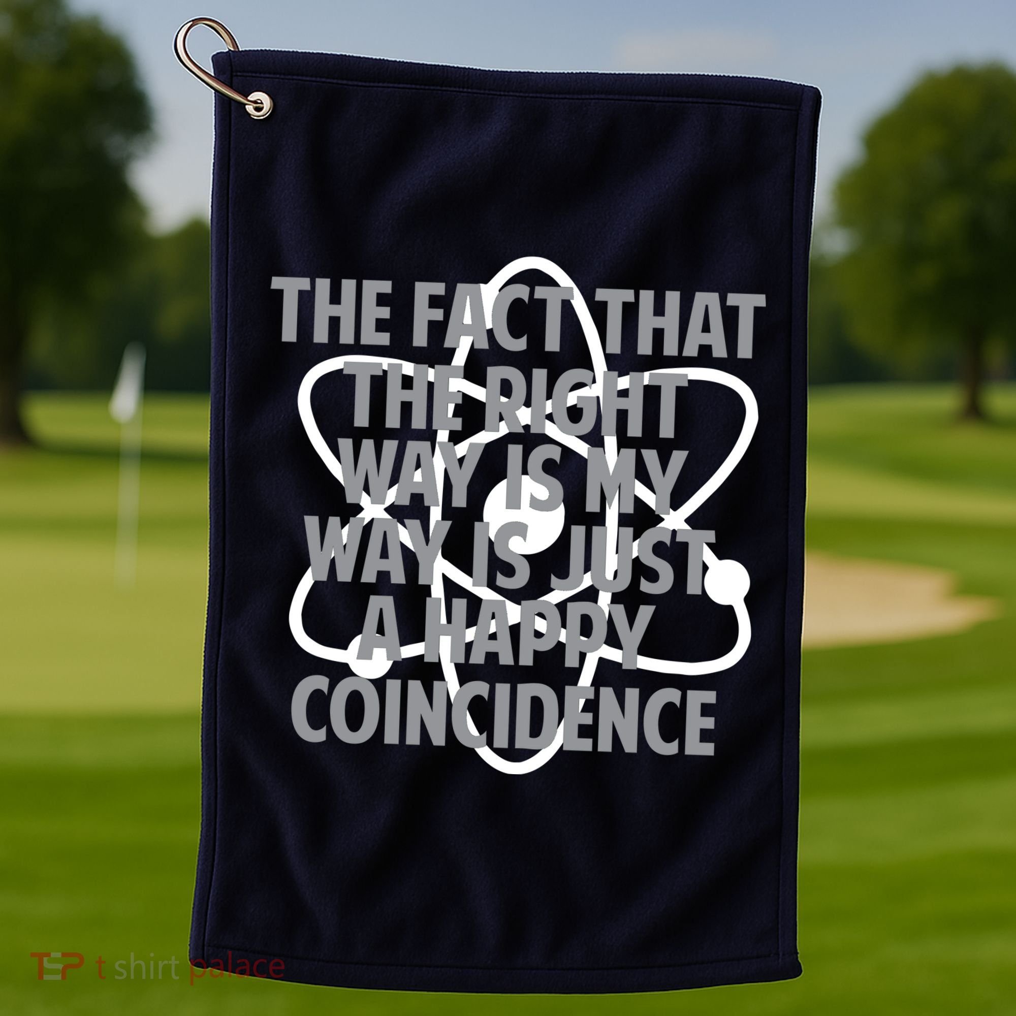 Fact That I'm Right Happy Coincidence Golf Towel