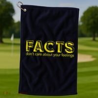 Facts Don't Care About Your Feelings Golf Towel thumb 1