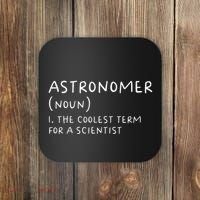Funny Astronomer Definition Astronomy Gift science Coaster thumb 0