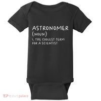 Funny Astronomer Definition Astronomy Gift science Baby Bodysuit thumb 0