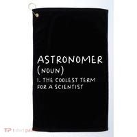 Funny Astronomer Definition Astronomy Gift science Golf Towel thumb 0