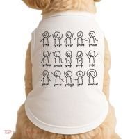 Funny Algebra Dance Graph Figures Math Equation Doggie Tank thumb 0