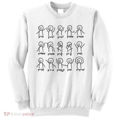 Funny Algebra Dance Graph Figures Math Equation Sweatshirt