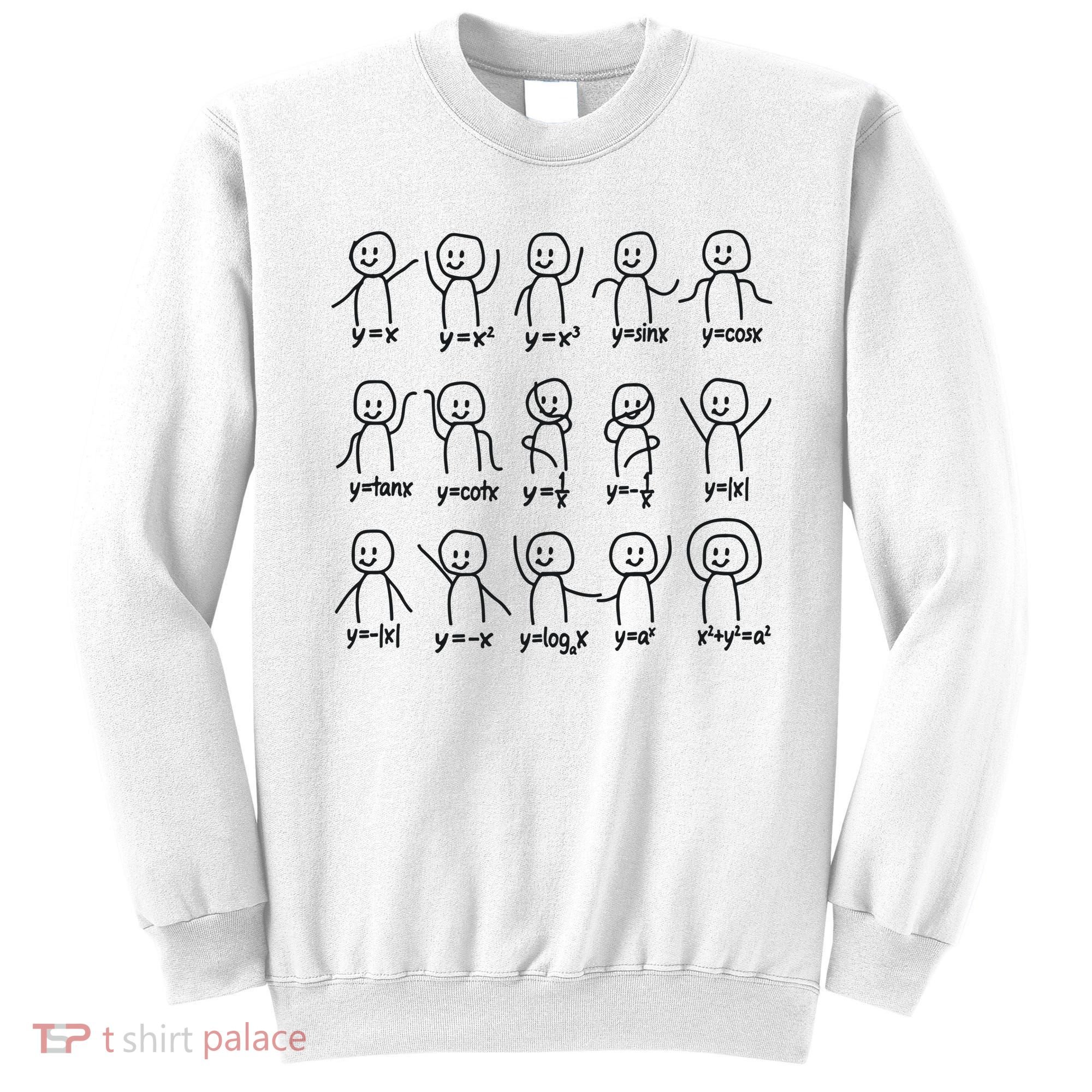 Funny Algebra Dance Graph Figures Math Equation Sweatshirt