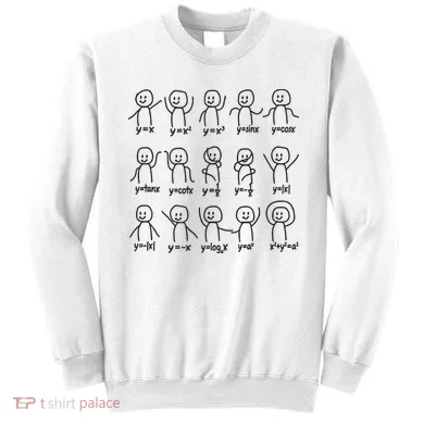 Funny Algebra Dance Graph Figures Math Equation Sweatshirt