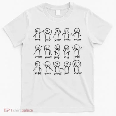 Funny Algebra Dance Graph Figures Math Equation T-Shirt