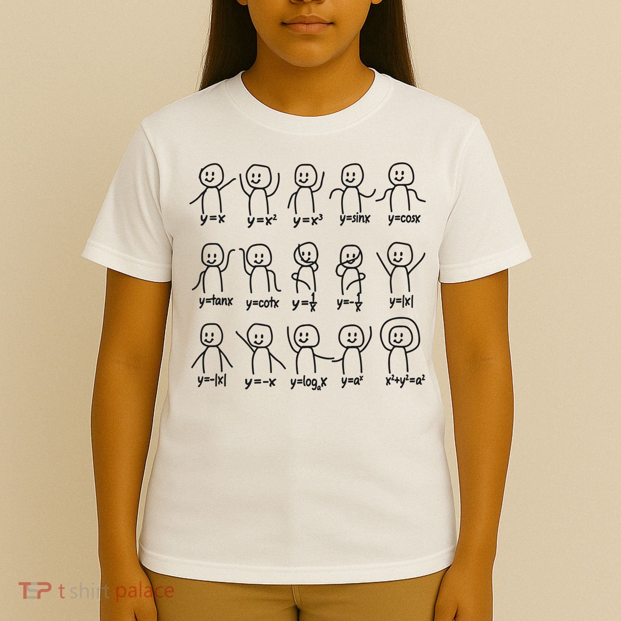 Funny Algebra Dance Graph Figures Math Equation T-Shirt