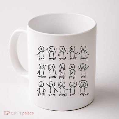 Funny Algebra Dance Graph Figures Math Equation Coffee Mug