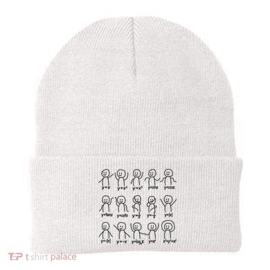 Funny Algebra Dance Graph Figures Math Equation Beanie