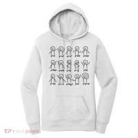 Funny Algebra Dance Graph Figures Math Equation Women's Hoodie thumb 0