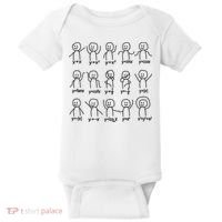 Funny Algebra Dance Graph Figures Math Equation Baby Bodysuit thumb 0