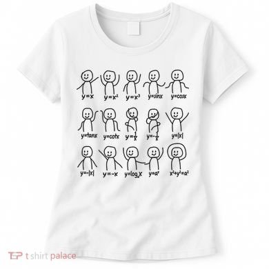 Funny Algebra Dance Graph Figures Math Equation Women's T-Shirt