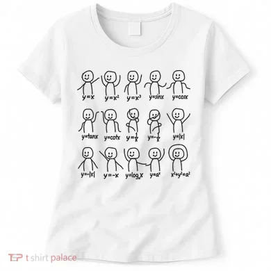 Funny Algebra Dance Graph Figures Math Equation Women's T-Shirt