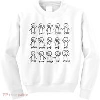Funny Algebra Dance Graph Figures Math Equation Kids Sweatshirt thumb 0
