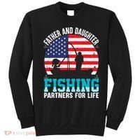 Father And Daughter Fishing Partners For Life Funny Sweatshirt thumb 0