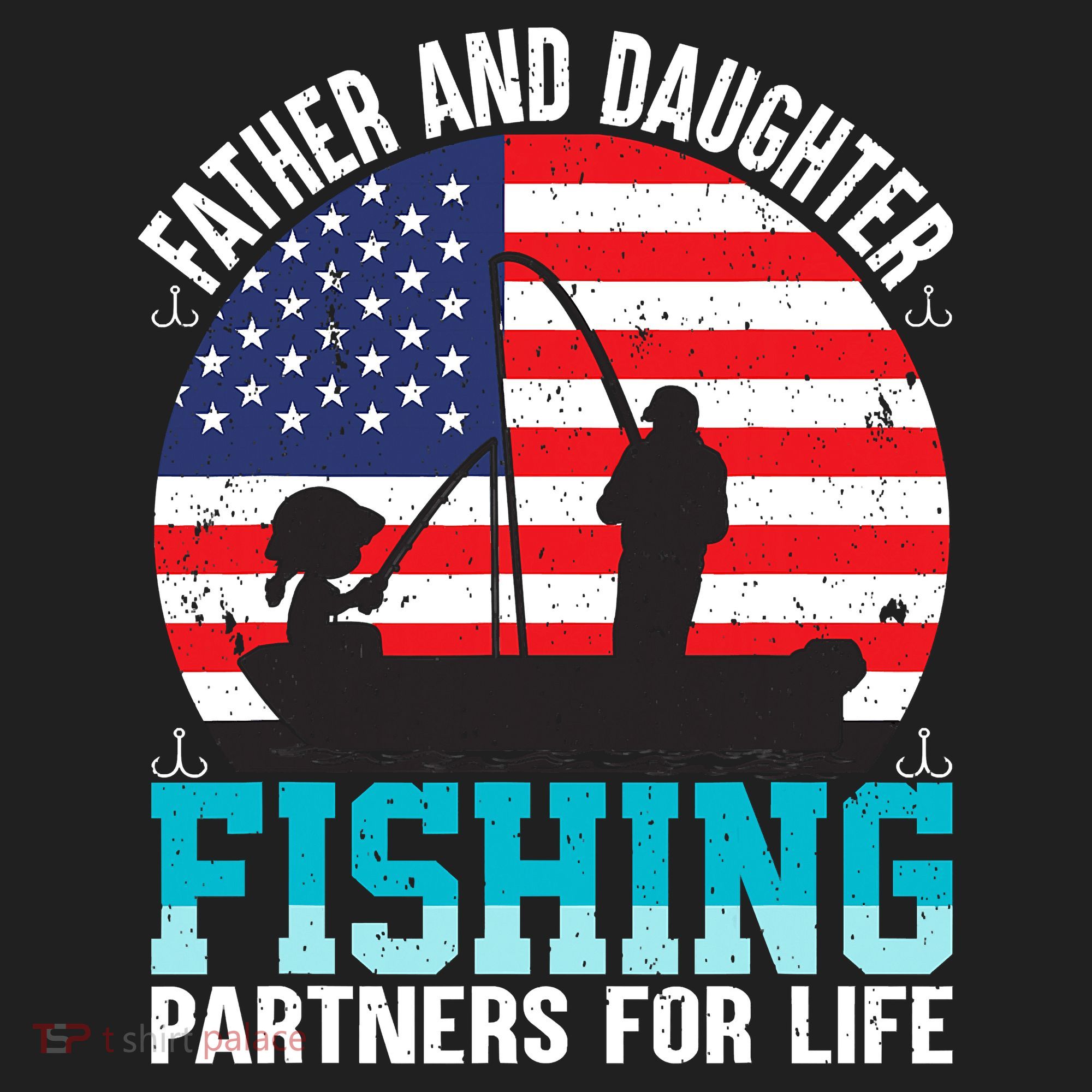 Father And Daughter Fishing Partners For Life Funny Beanie