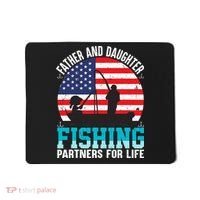 Father And Daughter Fishing Partners For Life Funny Mousepad thumb 0