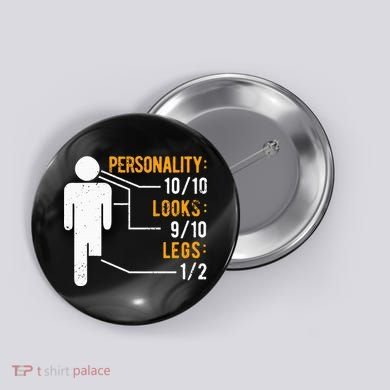 Funny Amputee Design Button
