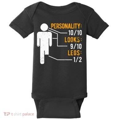 Funny Amputee Design Baby Bodysuit