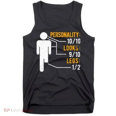 Funny Amputee Design Tank Top