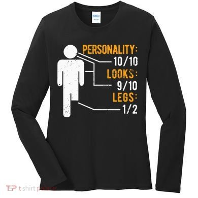 Funny Amputee Design Women's Long Sleeve Shirt