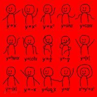 Funny Algebra Dance Graph Figures Math Equation Santa Hat thumb 1