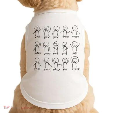 Funny Algebra Dance Graph Figures Math Equation Doggie Tank